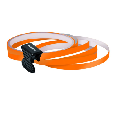 Foliatec Pin-Striping Rim Design Naranja - Ancho = 7mm: 4x2,15 Meter